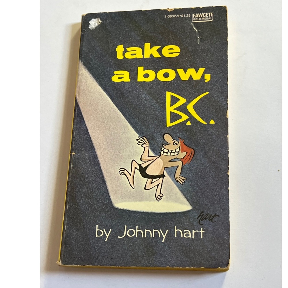 Vintage "Take a Bow, B.C." by Johnny Hart. Paperback 1970